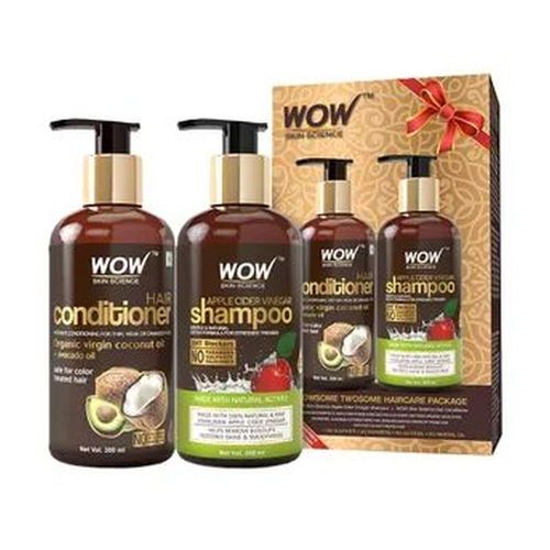 WOW Skin Science WOWsome Twosome Hair Care Package (600 ml)