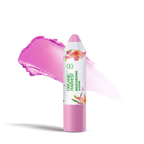 Organic Harvest Moisturizing Lip Butter: Lily | Lip Lightening Balm for Dark Lips | Lip Balm for Women, Men & Kids | Best Organic Lip Balm | 100% American Certified Organic | 4gm