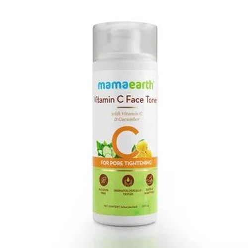 Mamaearth Vitamin C Face Toner with Vitamin C and Cucumber for Pore Tightening, 200 ml