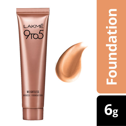 Lakme 9 To 5 Weightless Mousse Foundation - Rose Ivory (6 g)