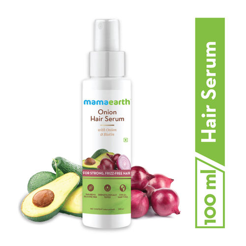 Mamaearth Onion Hair Serum For Strong, Frizz-Free Hair with Onion & Biotinfor Strong, (100 ml)