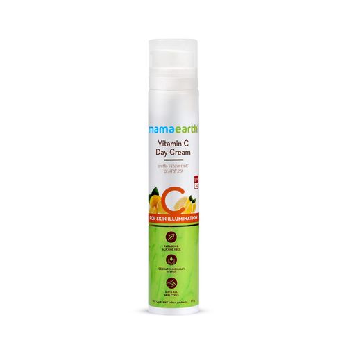 Mamaearth Vitamin C Day Cream For Face, With Vitamin C & Spf 20, For Skin Illumination (50 gm)