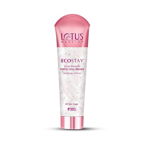 Lotus Make-Up Ecostay Insta Smooth Perfecting Primer | Vitamin E | Matte Finish | Oil Free | 30 gm