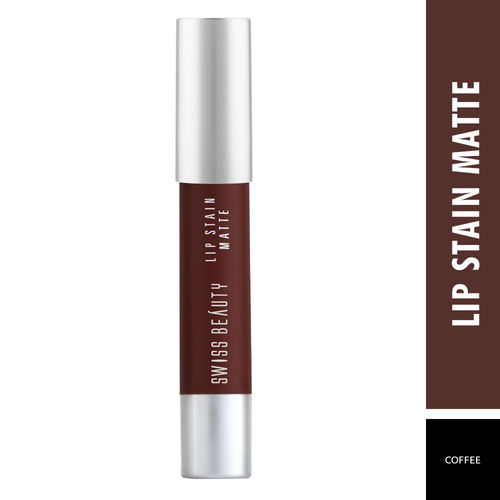 Swiss Beauty Lip Stain Matte Lipstick - 227 - Coffee (3.4 g)