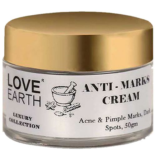 Love Earth Anti Marks Cream with Van Haldi Turmeric for Acne, Scar Removal
