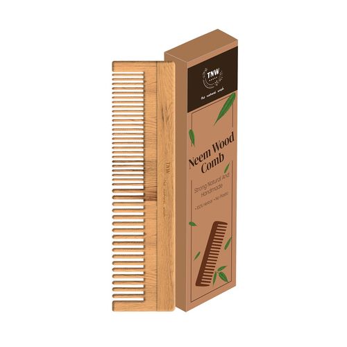 TNW The Natural Wash Neem Wood Comb For Healthy Hair 1 Pc