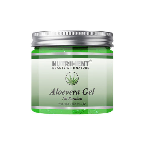 Nutriment Aloevera Gel, 250gm, Suitables for All Skin Types.