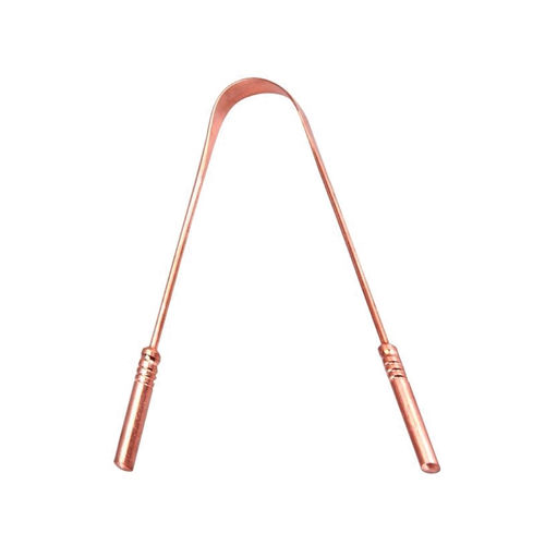 GUBB Copper Tongue Cleaner With Handle For Men & Women