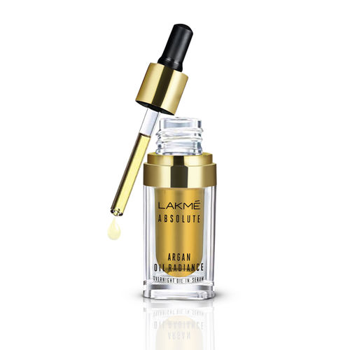 Lakme Absolute Argan Oil Radiance FaceA&nbsp;Overnight Oil in SerumA&nbsp;With Moroccan Argan Oil