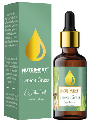 Nutriment Lemon Grass Essential Oil, 15ml
