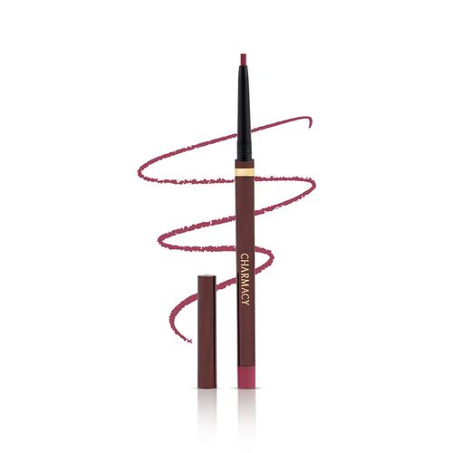 Charmacy Milano Lip Contour Lip Liner (Dark Cherry) - 0.1 gm, Long Lasting, Lip Definer, Matte Texture, Glides On Smoothly, Precise Tip, Prevents Bleeding, Easy Roll On Packaging, Vegan, Cruetly-Free, Non Toxin