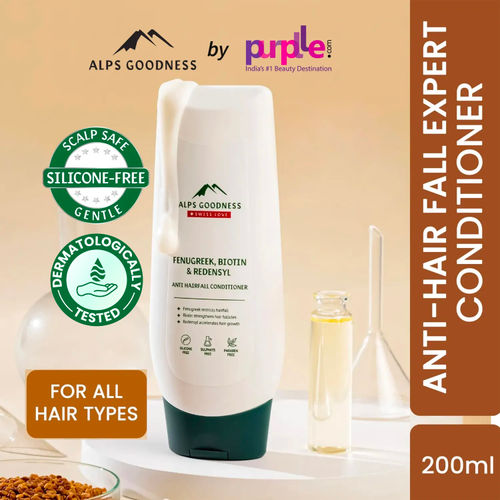 Alps Goodness Fenugreek, Biotin and Redensyl Anti Hairfall Hair Conditioner (200 ml)| Methi Hairloss Control Conditioner For All Hair Types | Silicone, Sulphate & Paraben Free | Vegan & Cruelty Free