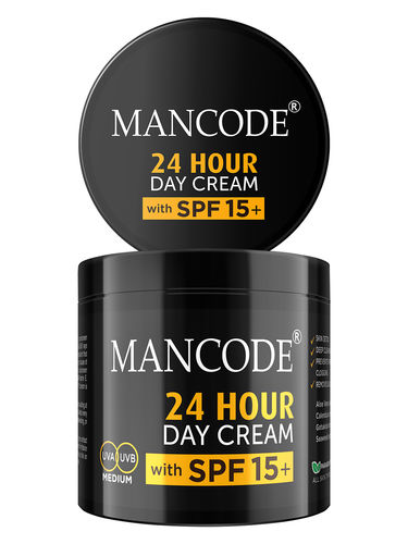 Mancode 24 Hours Day Cream with SPF 15+ (100 gm)