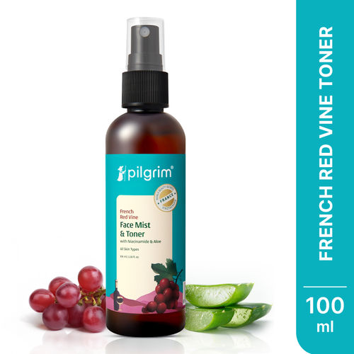 Pilgrim Red Vine Face Mist & Toner&nbsp;With Niacinamide & Aloe (100 ml)