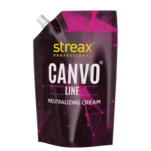 Streax Professional Canvoline Neutralizing Cream Straightening cream with Kera-Charge Complex, 500g