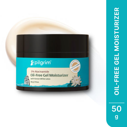 Pilgrim Oil-free Gel Moisturiser with Hyaluronic Acid and Willow bark, 50 gm