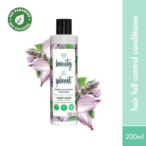 Love Beauty & Planet Onion, BlackSeed & Patchouli Hairfall Control Conditioner, 200ml