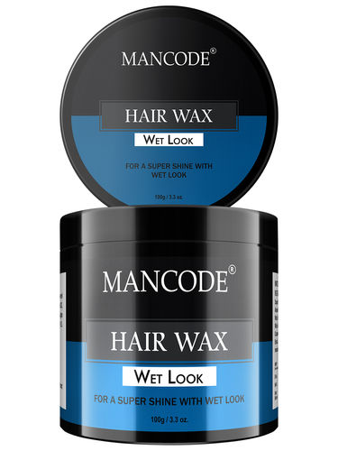 Set Wet Hair Wax For Men - Gel Wax 60 g, Strong Hold, Perfect Slick &  Shiny Wet