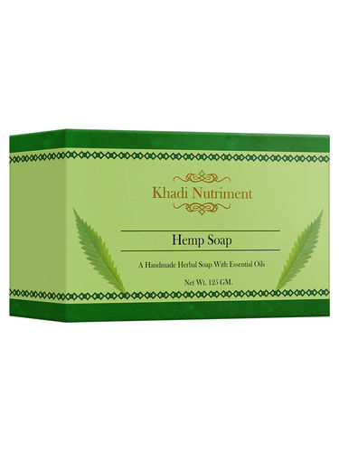 Khadi Nutriment Hemp Soap,125 gm Soap for Unisex (Pack of 1)