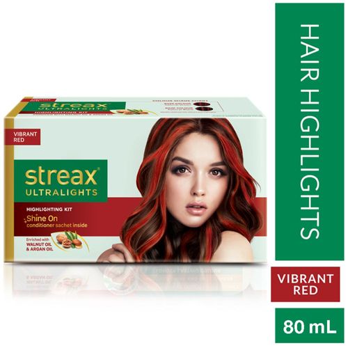 Streax Ultralights Highlighting Kit - Vibrant- Red (80 ml)