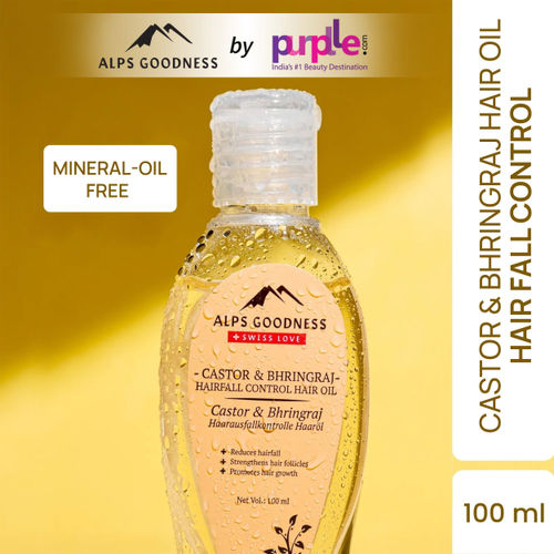 Alps Goodness Castor & Bhringraj Hairfall Control Hair Oil (100 ml)