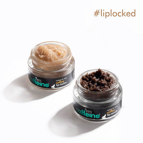 mCaffeine Quick Coffee Sip Duo - Reduce Pigmentation with Lip Scrub & Balm 24 gm