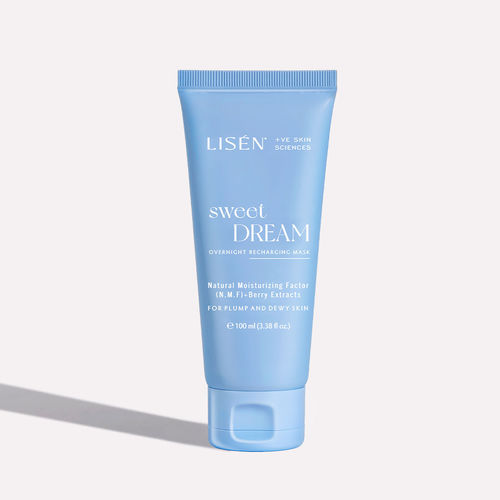 LISEN Sweet Dream Overnight Recharging Mask, 100 G | Formulated with Natural Moisturizing Factor (N.M.F) + Berry Extracts for Plum and Dewy Skin (Women & Men)