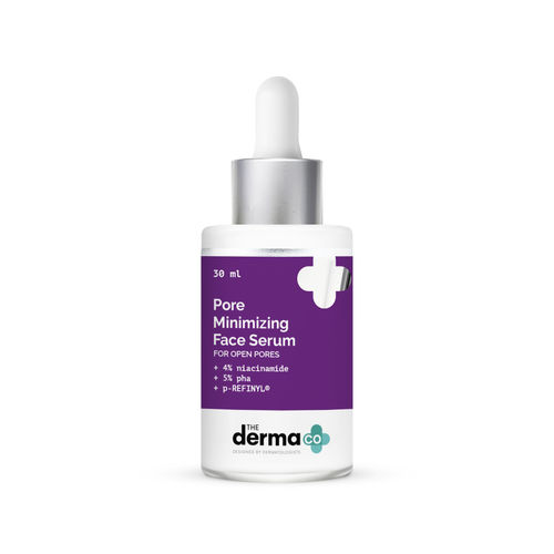 The Derma Co. Pore Minimizing Face Serum with 4% Niacinamide, 5% PHA and p-REFINYL® For Open Pores- 30 ml