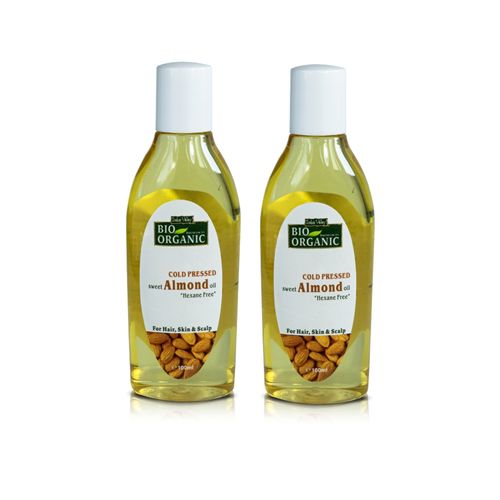 Indus Valley Roghen Badam Sweet Almond Oil for Face Moisturizing, Hair, Skin & Body Care- Pack of 2 200ml