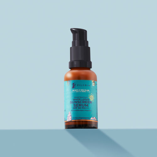 Pilgrim's WHITE LOTUS SUNSCREEN SERUM SPF 50 PA+++ 30.0 ml