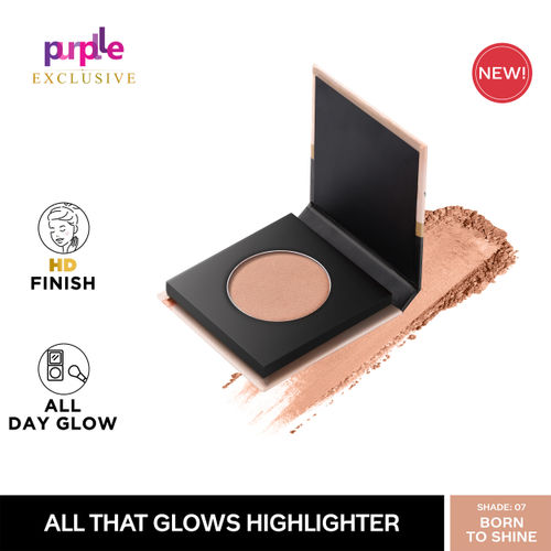FACES CANADA All That Glows Highlighter - Rosegold, 4 gm I | HD Finish | Lightweight Flawless All Day Glow | Intense Pigment | Rich Gold Hue | Blendable & Buildable | Enriched With Vitamin C & E | Exclusively on Purplle