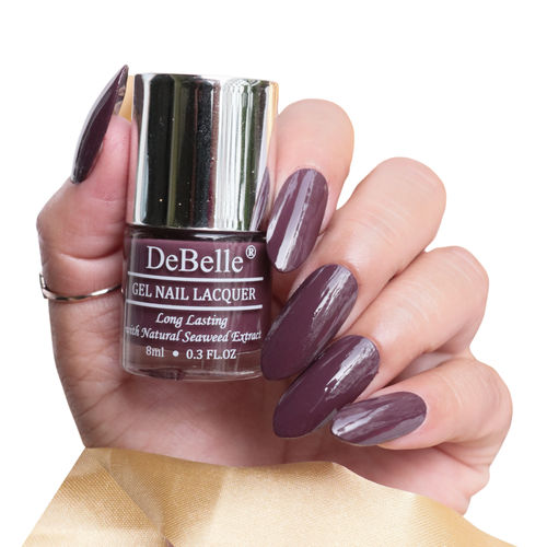 DeBelle Gel Nail Lacquer Plum Toffee (Plum Maroon) - 8 ml