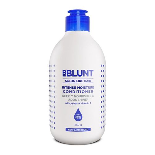 BBLUNT Intense Moisture Conditioner with Vitamin E & Jojoba for Dry & Frizzy Hair - 250 g