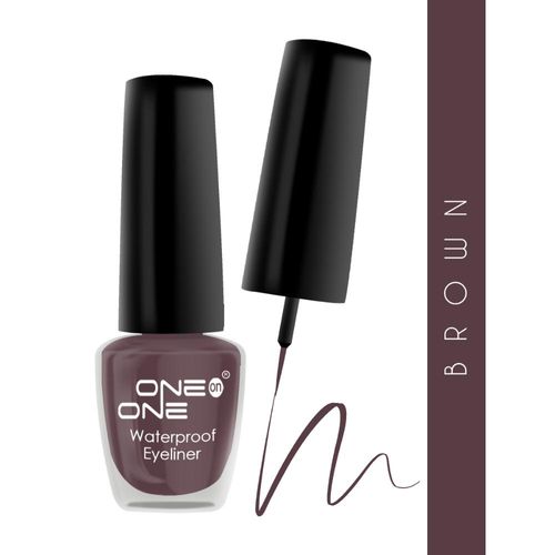 ONE on ONE 24 Hrs Long Lasting & Waterproof Eyeliner, Matte Brown (5 ml)