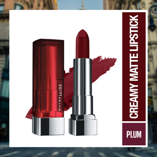 Maybelline New York Color Sensational Creamy Matte Lipstick, 903 Midnight Date (3.9 gm)