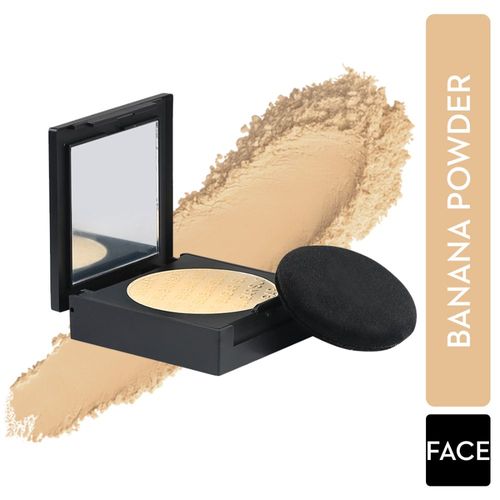 SUGAR Cosmetics - Powder Play - Banana Compact - For Colour Correction or to Mask Shine - Oil-Controlling, Smooth Application, Long Lasting