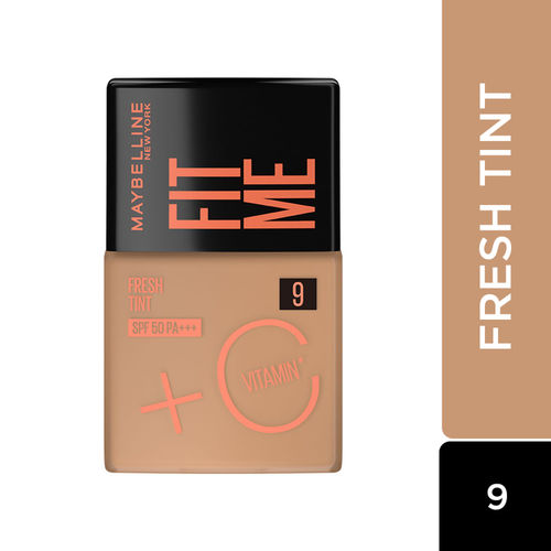 Maybelline New York Fit Me Fresh Tint With SPF 50 & Vitamin C, Shade 09 | Natural Coverage Skin Tint For Daily Use 30 ml