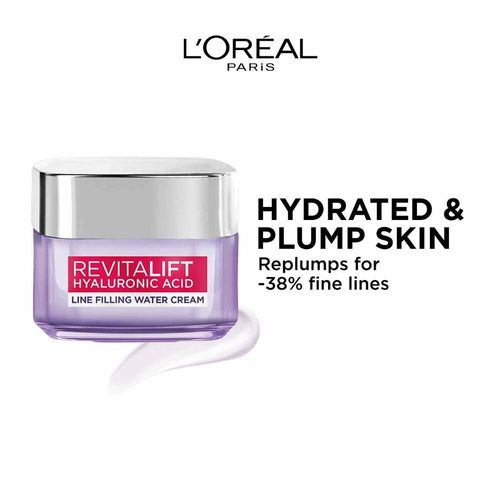 L'Oreal Paris Revitalift Hyaluronic Acid Plumping Day Cream (15 ml) | Face Cream for Hydrated and Radiant Skin