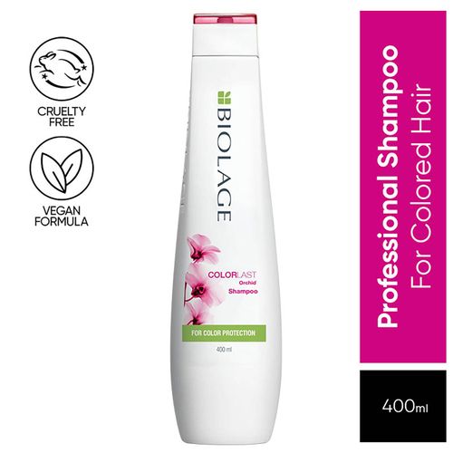 BIOLAGE Colorlast Shampoo 400ml | Paraben free|Helps Protect Colored Hair & Maintain Color Vibrancy | For Colored Hair