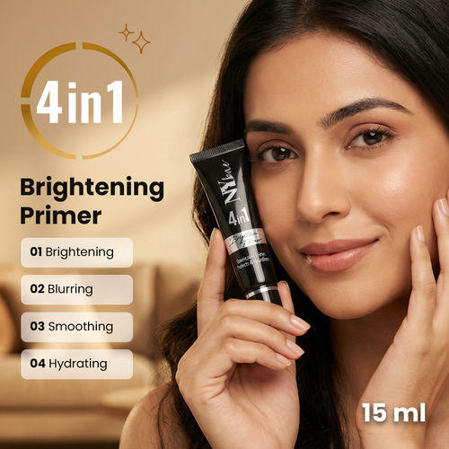 NY Bae 4IN1 Brightenin' Primer (15 gm) | Bright Skin | Pore Minimising | Golden Glow | Long Lasting Makeup | Glowy Face Base