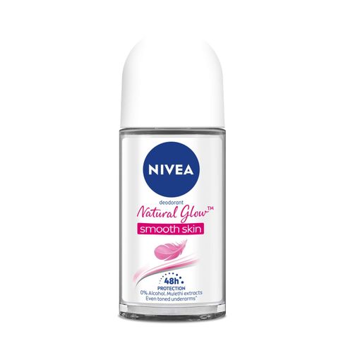 NIVEA Deodorant Roll On Natural Glow Smooth Skin 50ml