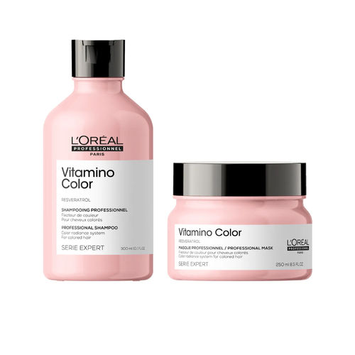 L'Oreal Professionnel Vitamino Color Shampoo + Combo of Serie Expert Vitamino Mask|With Antioxidant Properties (300ml + 250gm)