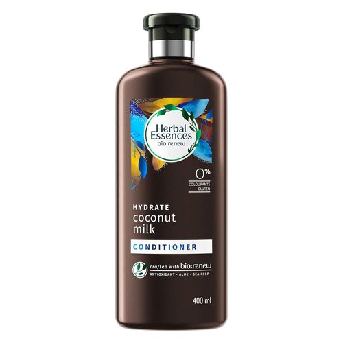 Herbal Essences bio:renew Coconut Milk CONDITIONER| No Parabens No Colourants, 400 ml