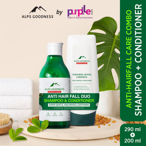 Alps Goodness Anti Hair Fall Combo Shampoo + Conditioner | Anti Hair Loss Kit For Men & Women