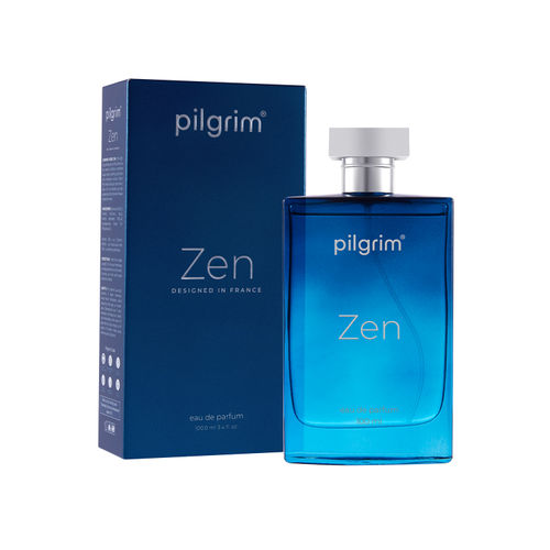 Pilgrim Zen perfume for men (Eau de parfum) with aqua notes & aromatic vetiver | Long lasting perfume for men|Designed in France | 100 ml