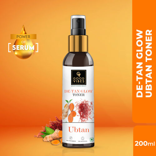Good Vibes Ubtan De-tan Glow Toner with Power of Serum (200ml)