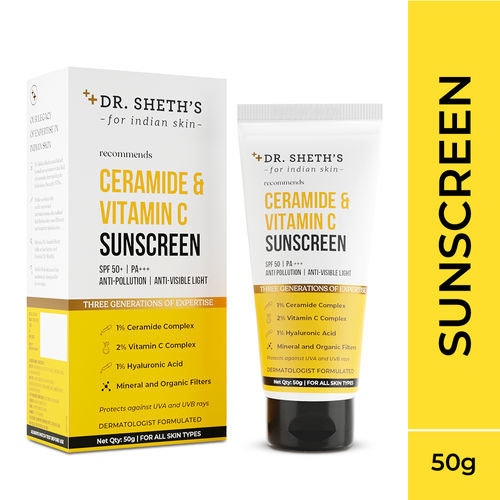 Dr. Sheth’s Ceramide & Vitamin C Sunscreen-50g
