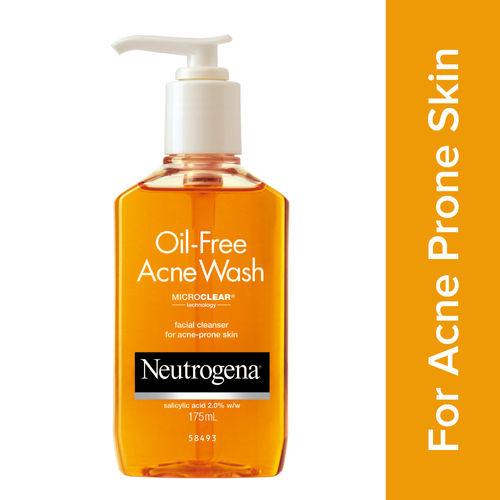 Neutrogena Oil Free Acne Wash Facial Cleanser (175 ml)