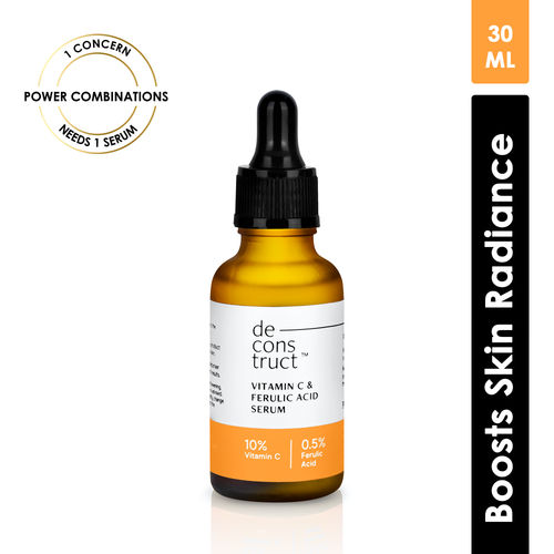 Deconstruct 10% Vitamin C Serum with Ferulic Acid for Dark Spots & Even Skin Tone,For All Skin Types (30 ml)