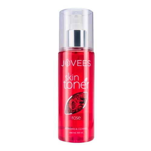 Jovees Herbal Rose Skin Toner| For Youthful Skin, Tightens Pores, Healthy Glow | 100% Natural | For Normal to Dry Skin | Paraben and Alcohol Free | 100 ml